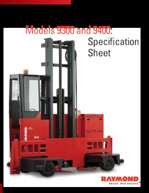 Електричні бічні завантажувачі RAYMOND 9300-SL40TT