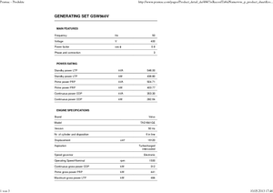 Дизельні генератори PRAMAC Lifter GSW 560 V
