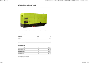Дизельні генератори PRAMAC Lifter GSW 730 M