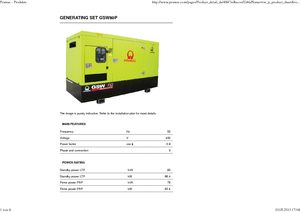 Дизельні генератори PRAMAC Lifter GSW 80 P