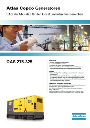 Дизельні генератори Atlas Copco QAS 325 VDS