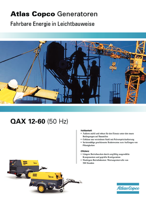 Дизельні генератори Atlas Copco QAX 30 Dd FW