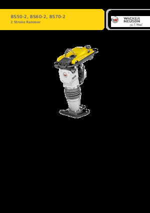 Бензинові та дизельні трамбовки Wacker Neuson BS50-2 11