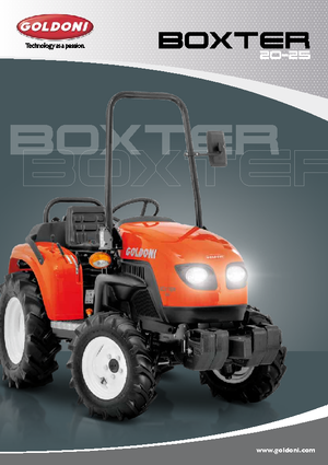 Трактори з заднім приводом Goldoni Boxter 25
