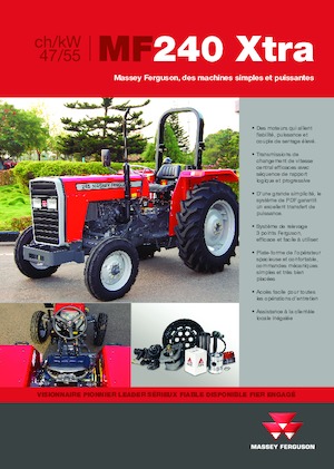 Трактори з заднім приводом Massey Ferguson MF 240 Xtra