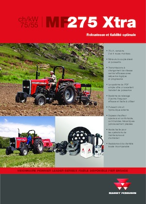 Трактори з заднім приводом Massey Ferguson MF 275 Xtra