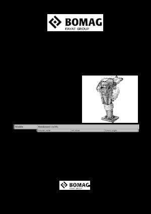 Бензинові та дизельні трамбовки Bomag BVT 65