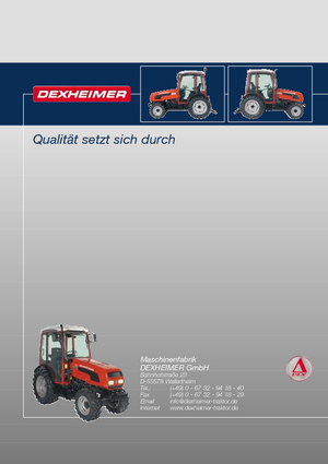 Трактори 4WD Dexheimer 509 Si