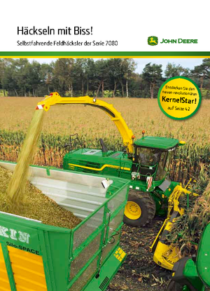 Кормозбиральні комбайни 4-силові John Deere 7580