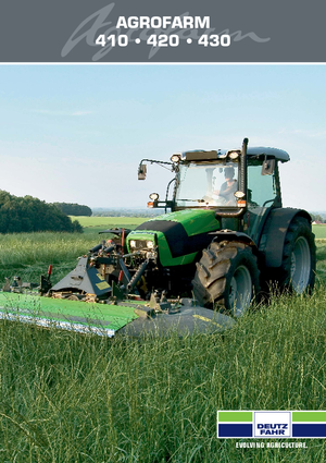 Трактори 4WD DEUTZ-FAHR Agrofarm 420 TTV