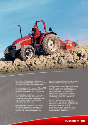 Трактори 4WD McCormick C 110 Max