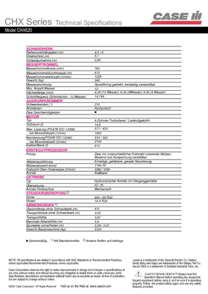 Кормозбиральні комбайни 4-силові Case IH CHX 620
