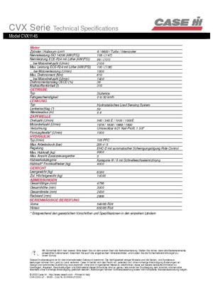 Трактори 4WD Case IH CVX 1145 Profi