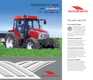 Трактори 4WD McCormick CX 105