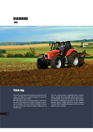 Трактори 4WD SAME Diamond 265