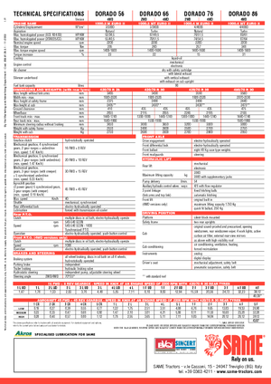 Трактори 4WD SAME Dorado 56