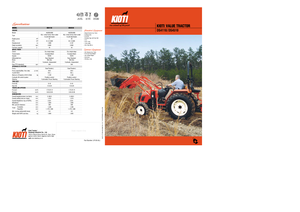 Трактори 4WD Kioti DS 4110