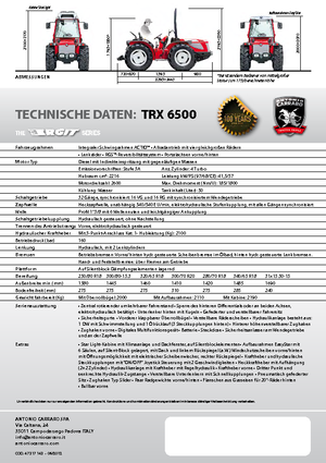 Трактори 4WD Carraro Ergit TRX 6500