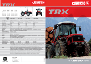 Трактори 4WD Carraro Ergit TRX 9400