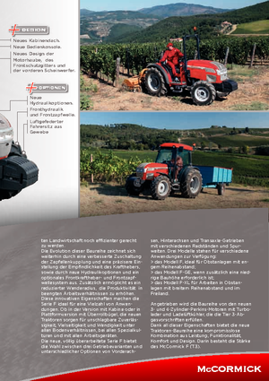 Трактори 4WD McCormick F 100 F