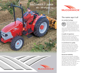 Трактори 4WD McCormick F 95