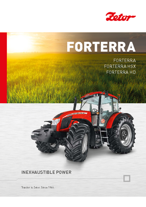 Трактори 4WD Zetor Forterra 140