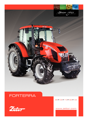 Трактори 4WD Zetor Forterra 140 HD