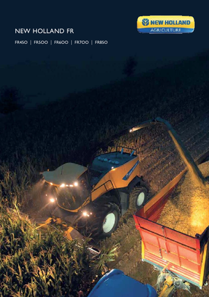 Кормозбиральні комбайни 4-силові New Holland FR 850