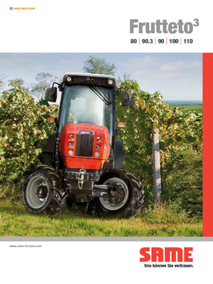 Трактори 4WD SAME Frutteto³ 110 GS DT