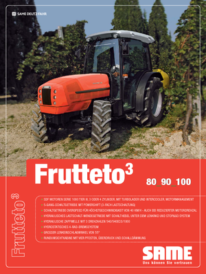 Трактори 4WD SAME Frutteto³ 100 GS DT