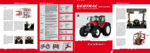 Трактори 4WD Lindner Geotrac 124