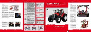Трактори 4WD Lindner Geotrac 124