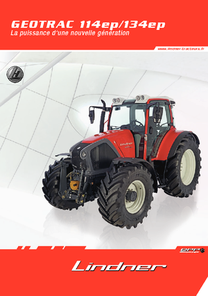 Трактори 4WD Lindner Geotrac 134 ep