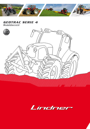 Трактори 4WD Lindner Geotrac 84