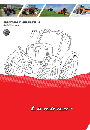 Трактори 4WD Lindner Geotrac 84