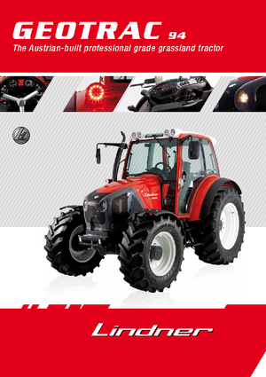 Трактори 4WD Lindner Geotrac 94