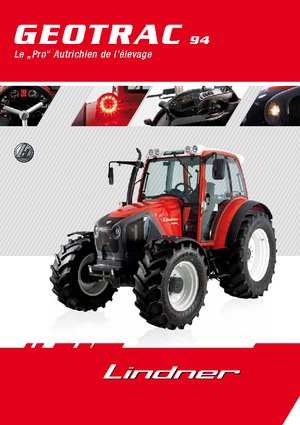 Трактори 4WD Lindner Geotrac 94