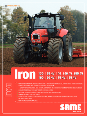 Трактори 4WD SAME Iron 175 Hi-Line DCR