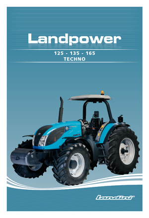 Трактори 4WD Landini Landpower 165 Techno