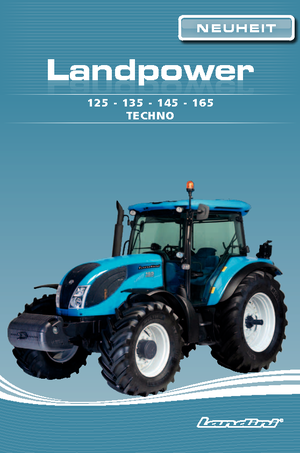 Трактори 4WD Landini Landpower 165 Techno