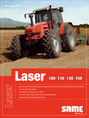 Трактори 4WD SAME Laser 110 DT A