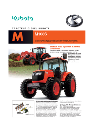 Трактори 4WD Kubota M 108 S