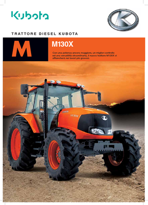 Трактори 4WD Kubota M 130 X