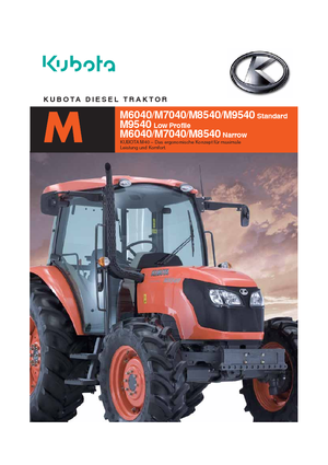 Трактори 4WD Kubota M 8540