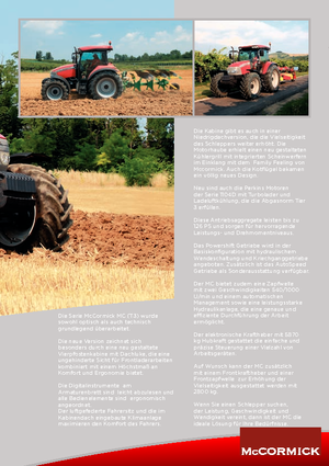 Трактори 4WD McCormick MC 110