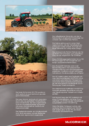 Трактори 4WD McCormick MC 130