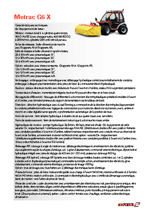 Трактори 4WD Reform Werke Metrac G 6 X
