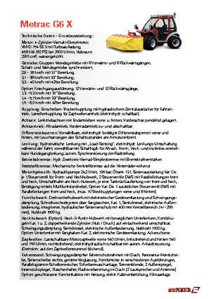 Трактори 4WD Reform Werke Metrac G 6 X