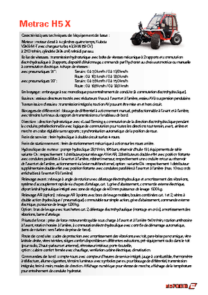 Трактори 4WD Reform Werke Metrac H 5 X