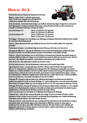 Трактори 4WD Reform Werke Metrac H 6 X